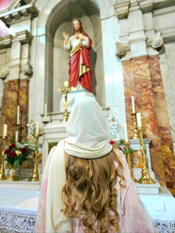 Traditional Christian Veil in Silk
